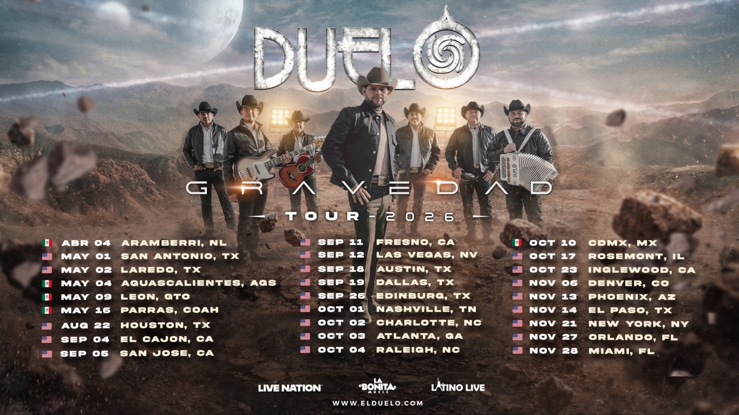 Grupo Duelo Gravedad Tour Poster 2026
